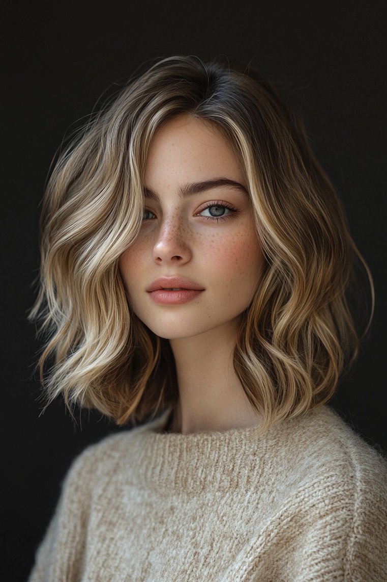 Wavy Ash Bob