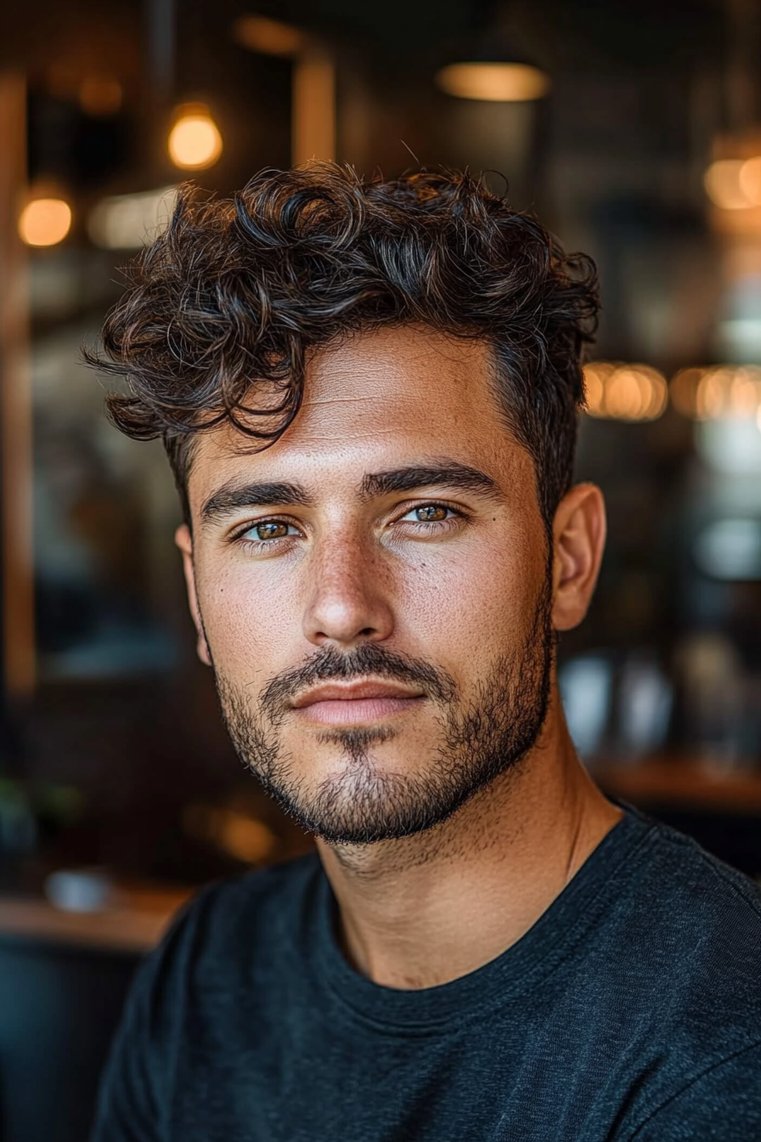 Wavy Hair With Natural Part