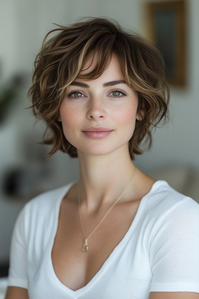 Wavy Pixie Cut