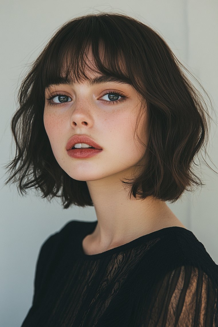 Wispy Bangs With Short Hair