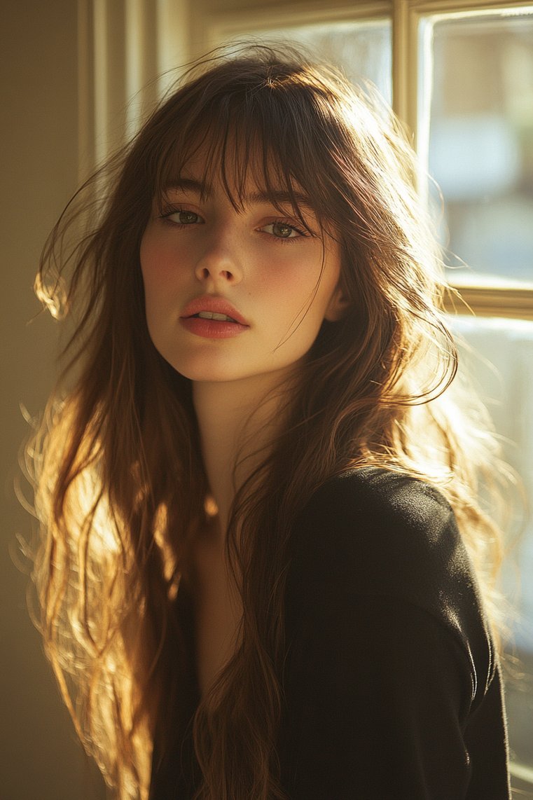Wispy Side Bangs