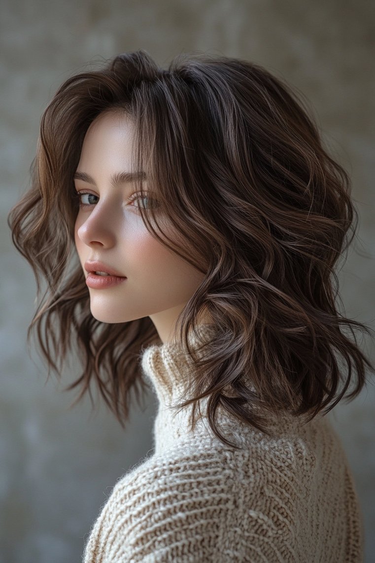 Wolf Cut With Balayage