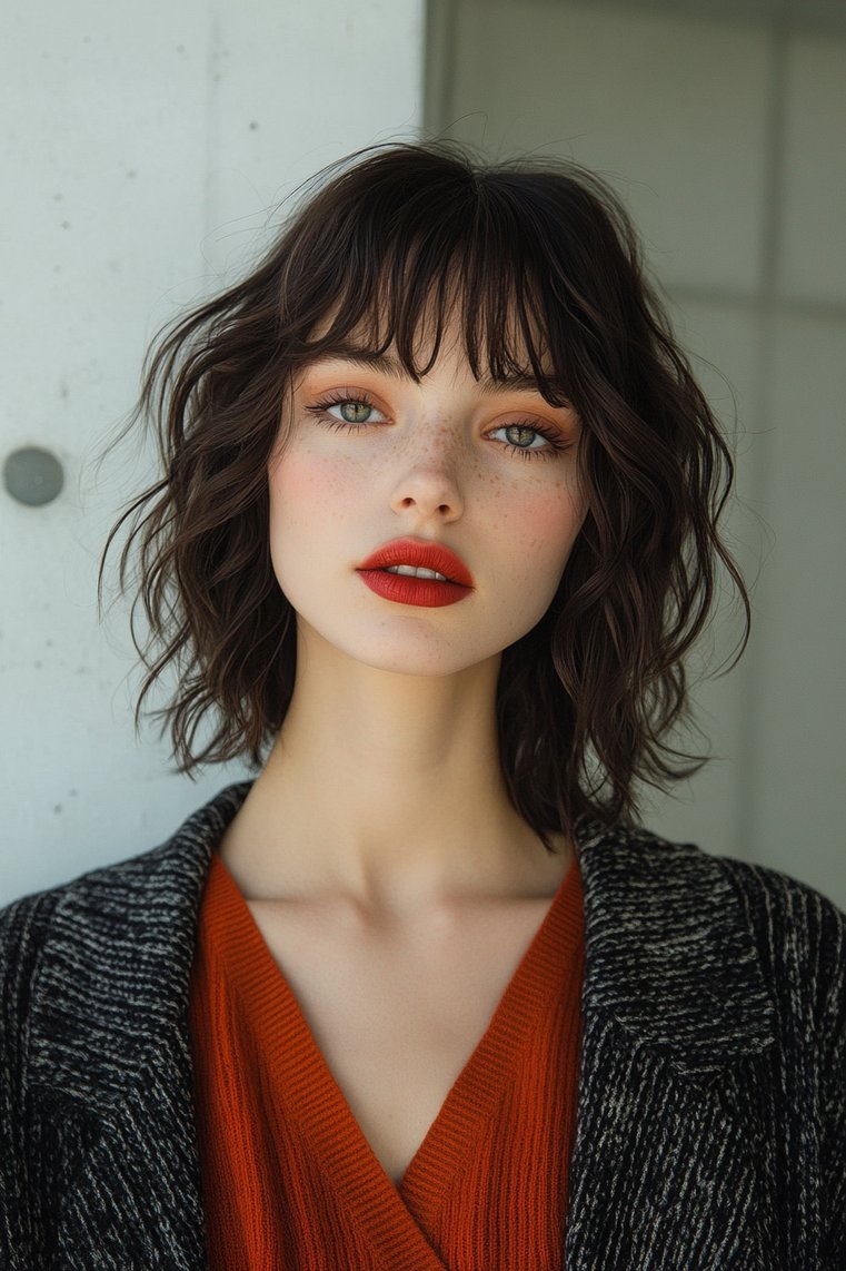 Wolf Cut With Choppy Layers