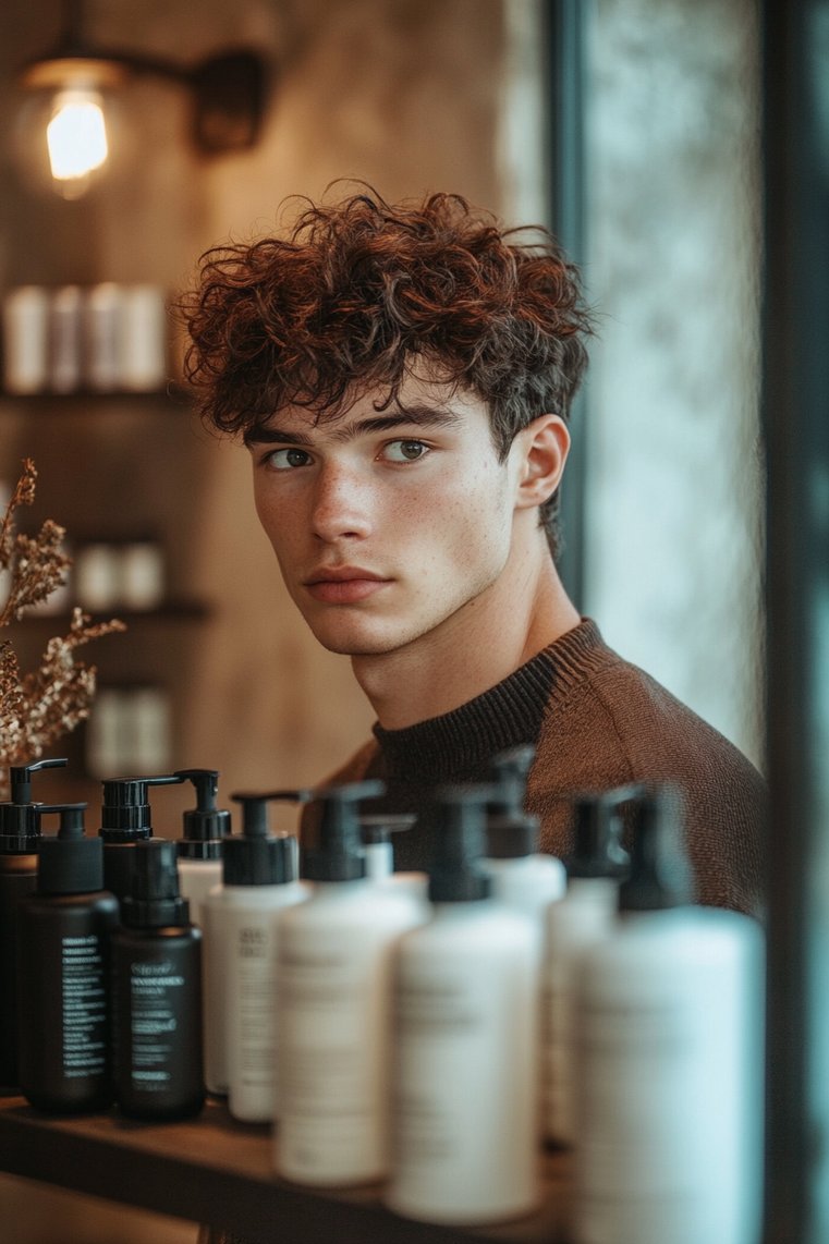 Wolf Cut With Hair Products