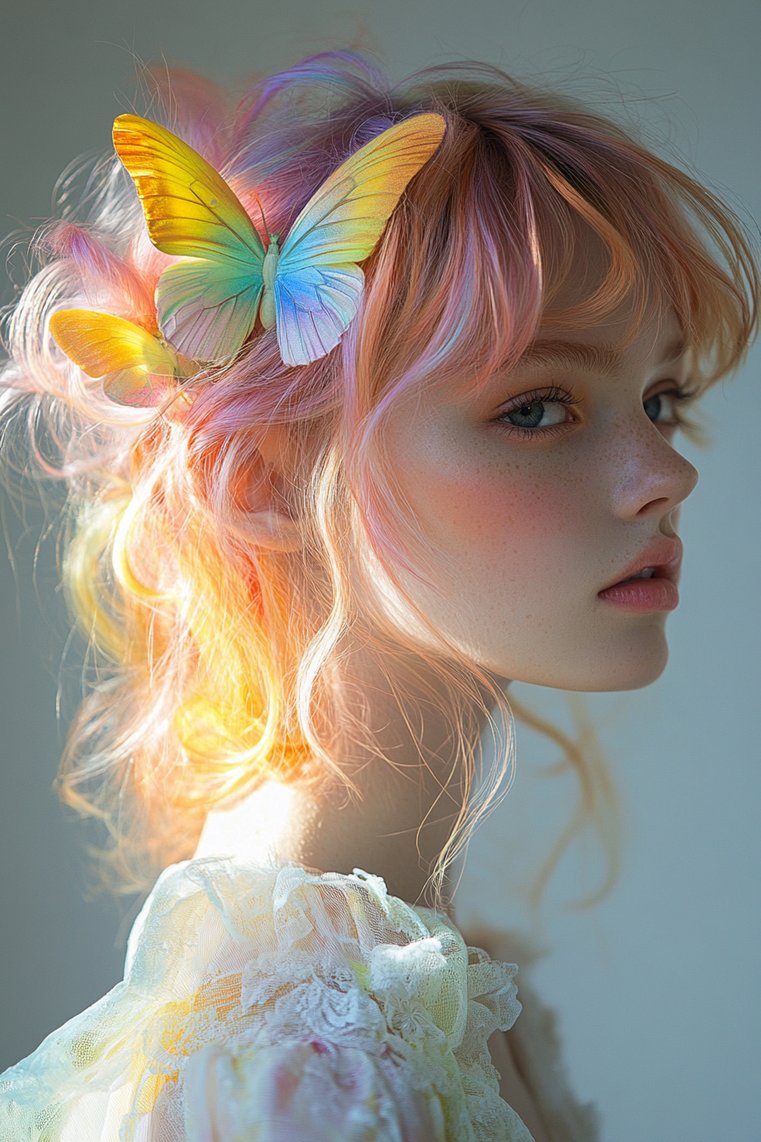 Youthful Butterfly Cut