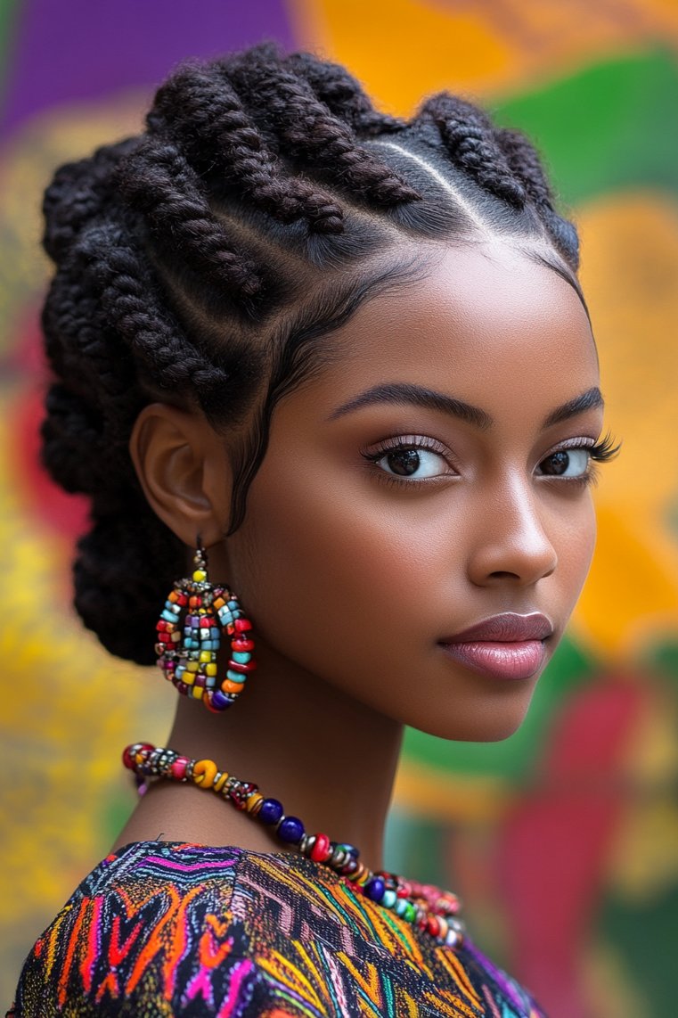 Zigzag Cornrow Patterns