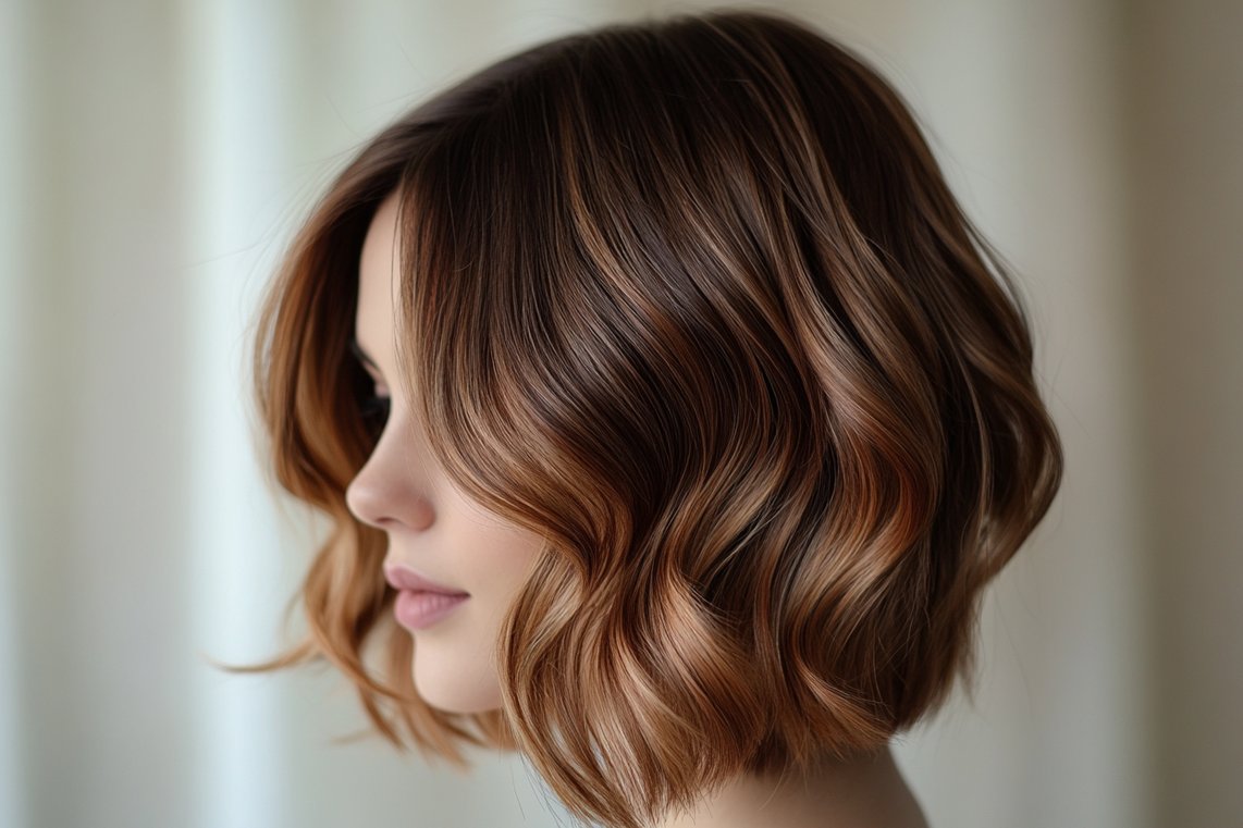 balayage short hair