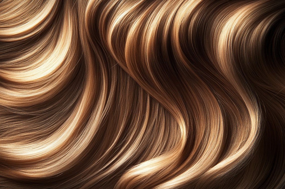 blonde highlights on brown hair