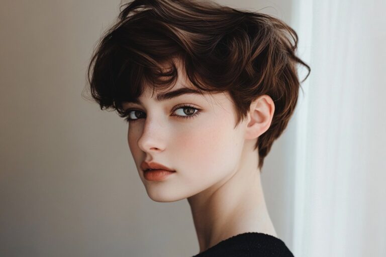 brown short hair cuts