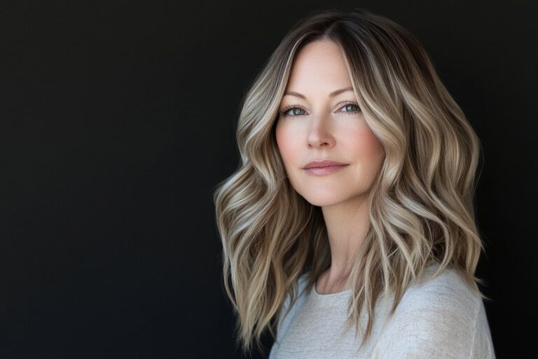 medium layered hairstyle