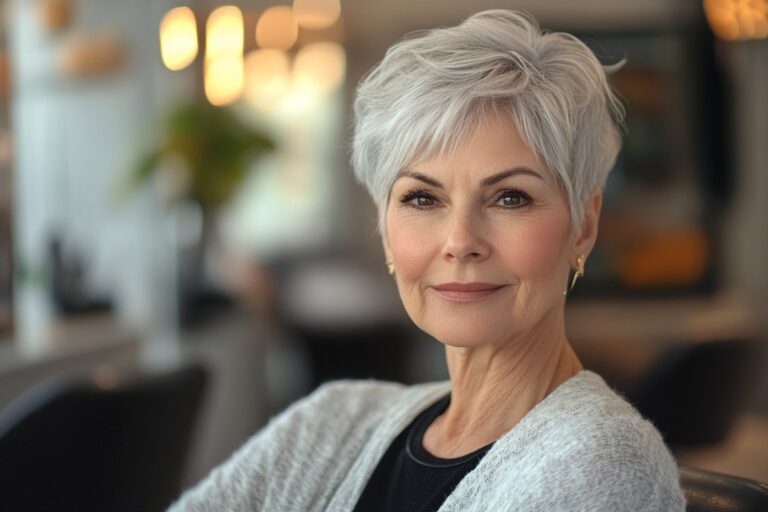 pixie haircuts for older women