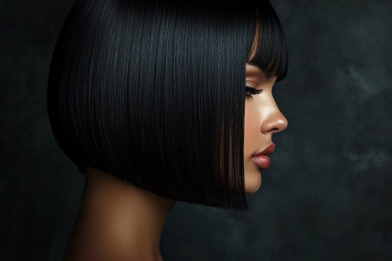 short straight hair