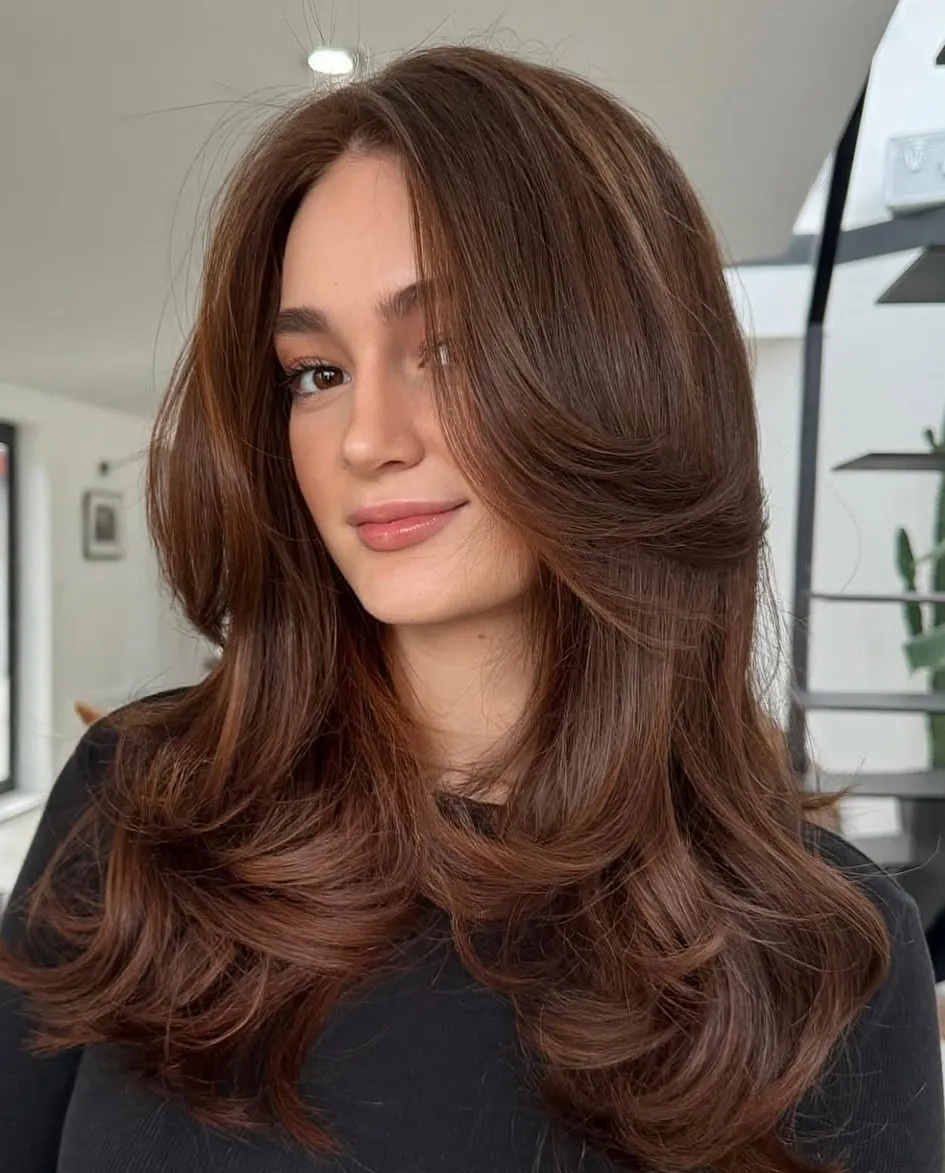 2 airy long butterfly cut