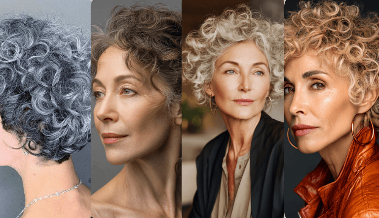 Curly Hairstyles for Women Over 50