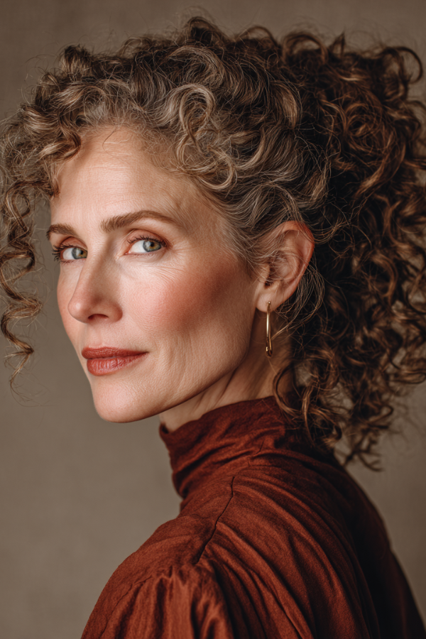Voluminous Curly Ponytail style