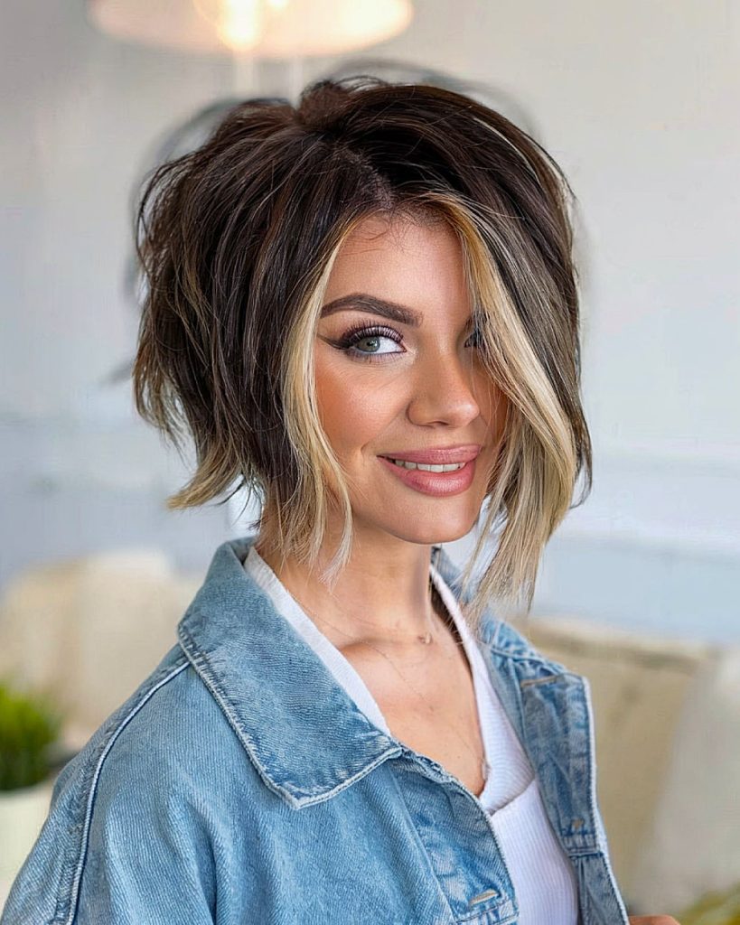 Asymmetrical -Bob-haircut