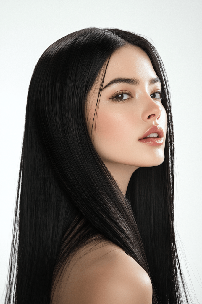 Sleek -Straight -Blowout-style
