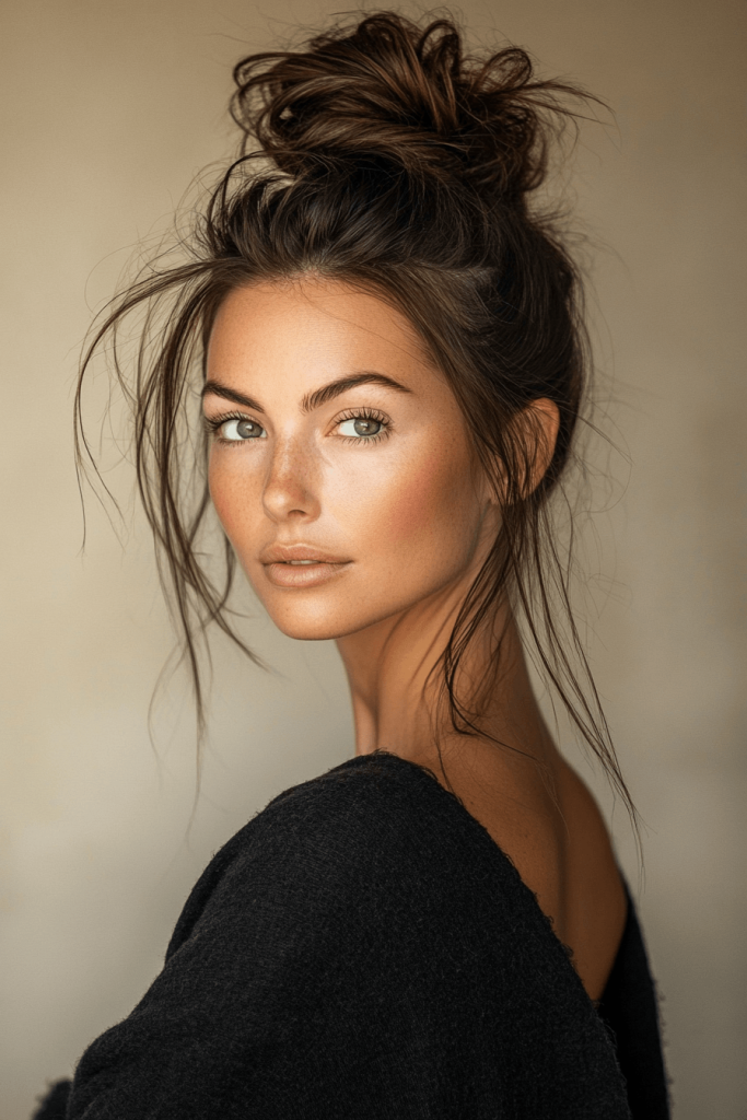 Effortless -Messy -Bun