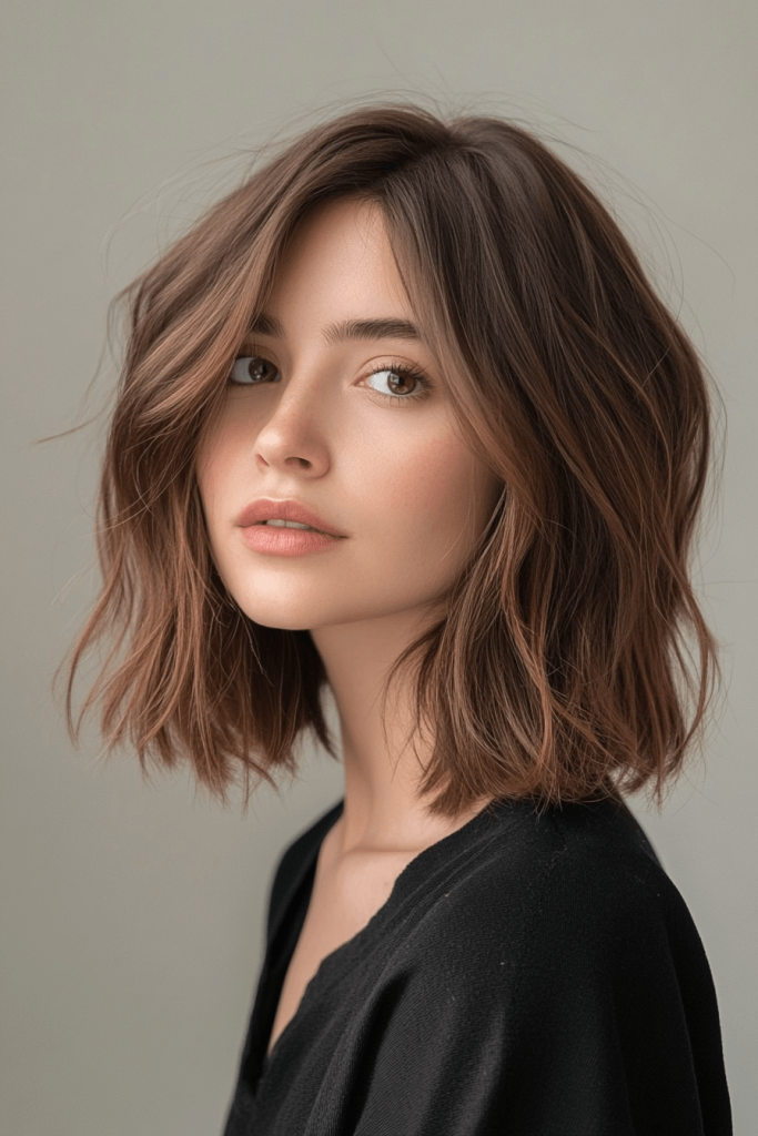 Layered -Lob-haircut