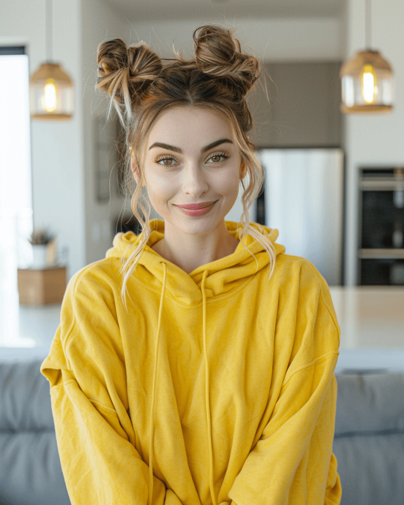 Space Buns hairstyle