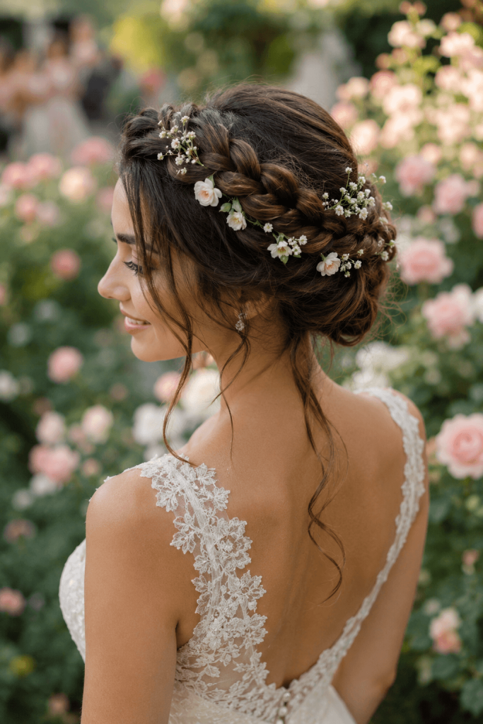 Braided - Crown The -Goddess- Bridal- Look